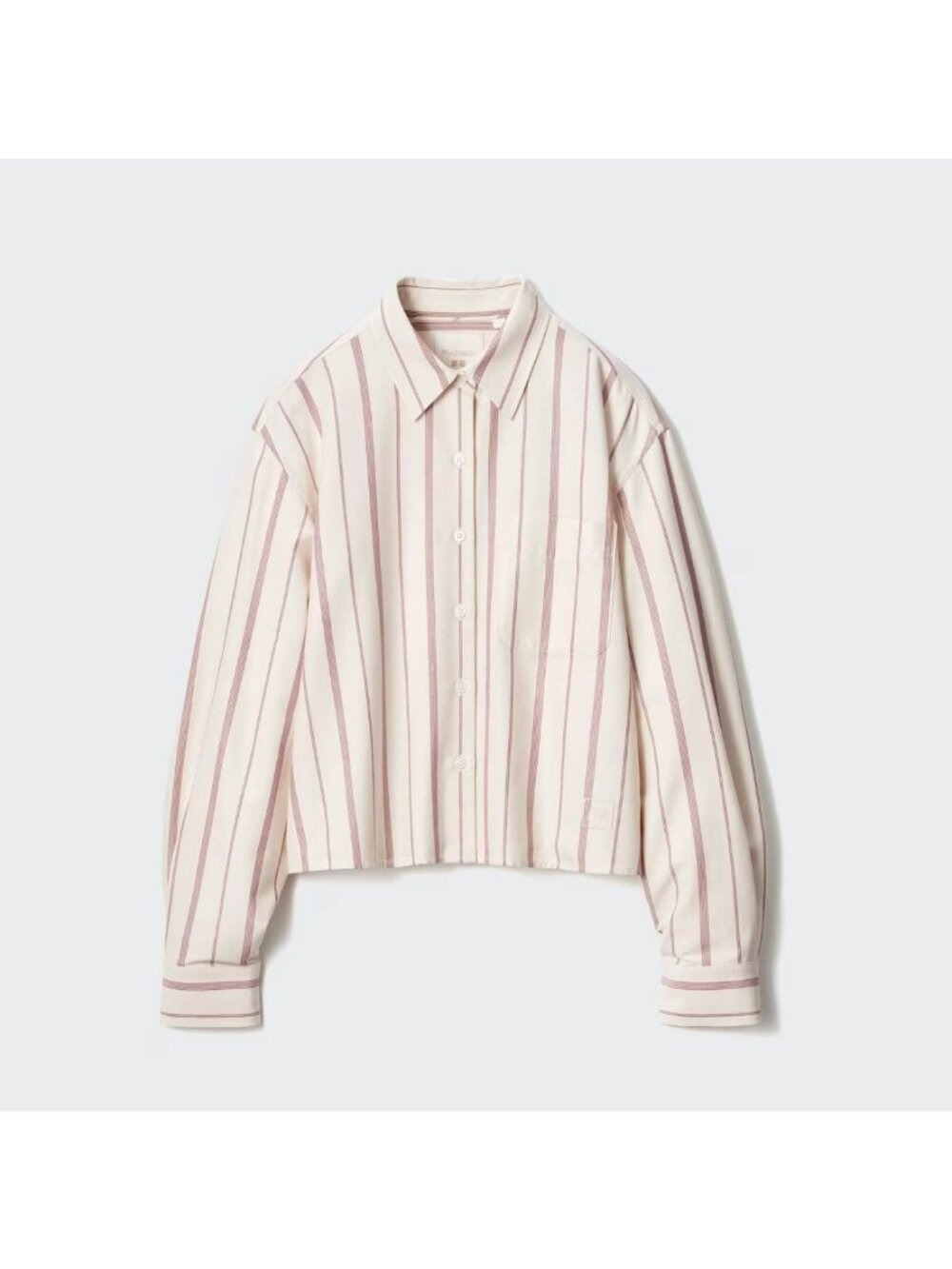 JW Anderson x Uniqlo Striped Oxford Boxy Shirt Top S